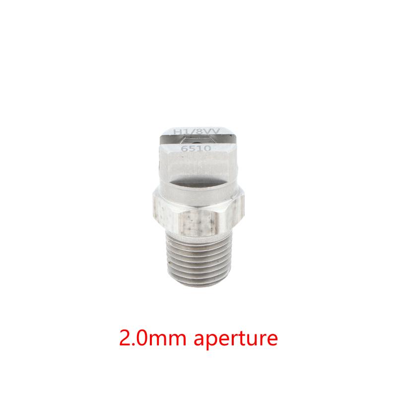 Easy to Install 1/8" 1/4" HVV/HU 304 Stainless Steel Flat Fan Spray Nozzle for Industrial Cleaning Projects