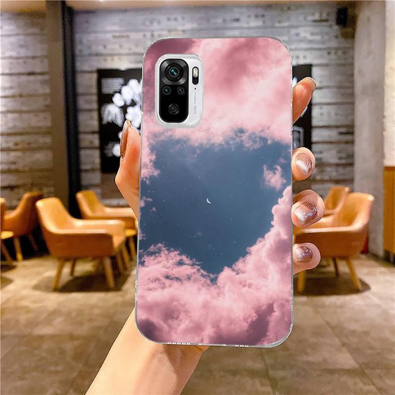 Kawaii Sky Space Soft Phone Case For Xiaomi 12 11T 10 9 Redmi Note 11 10 10S Pro Redmi 9 9A 8 Transparent Phone Cover