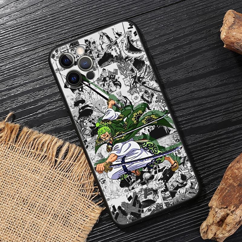 Comics One Pieces Anime Funda For iphone 17 Case For iPhone 16 15 11 12 13 Mini 17 Pro Max 16 Plus 17E 16E Air Case Soft Cover