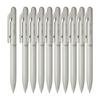 Pentel Oil-Based Ballpoint Pen Calme 0.35mm Gray 10-Pack BXA103N-A(10) Simple, Quiet Design, Fine Writing, Elegant, Gentle, 0.35mm Tip, 10 Pens, Gray