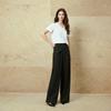 Women's Drapey High-Waist Wide-Leg Suit Pants