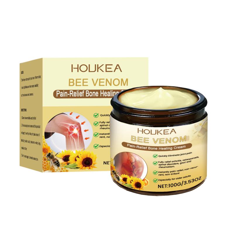 Bee Venom Joint Pain Relief Cream Soothes Stiffness Inflammation Improves Mobility Repairs Tissue For Back Shoulders Wrists Legs