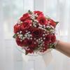 1 pearl lace eternal rose flower photography prop for weddings multi-purpose artificial rose bouquet ribbon