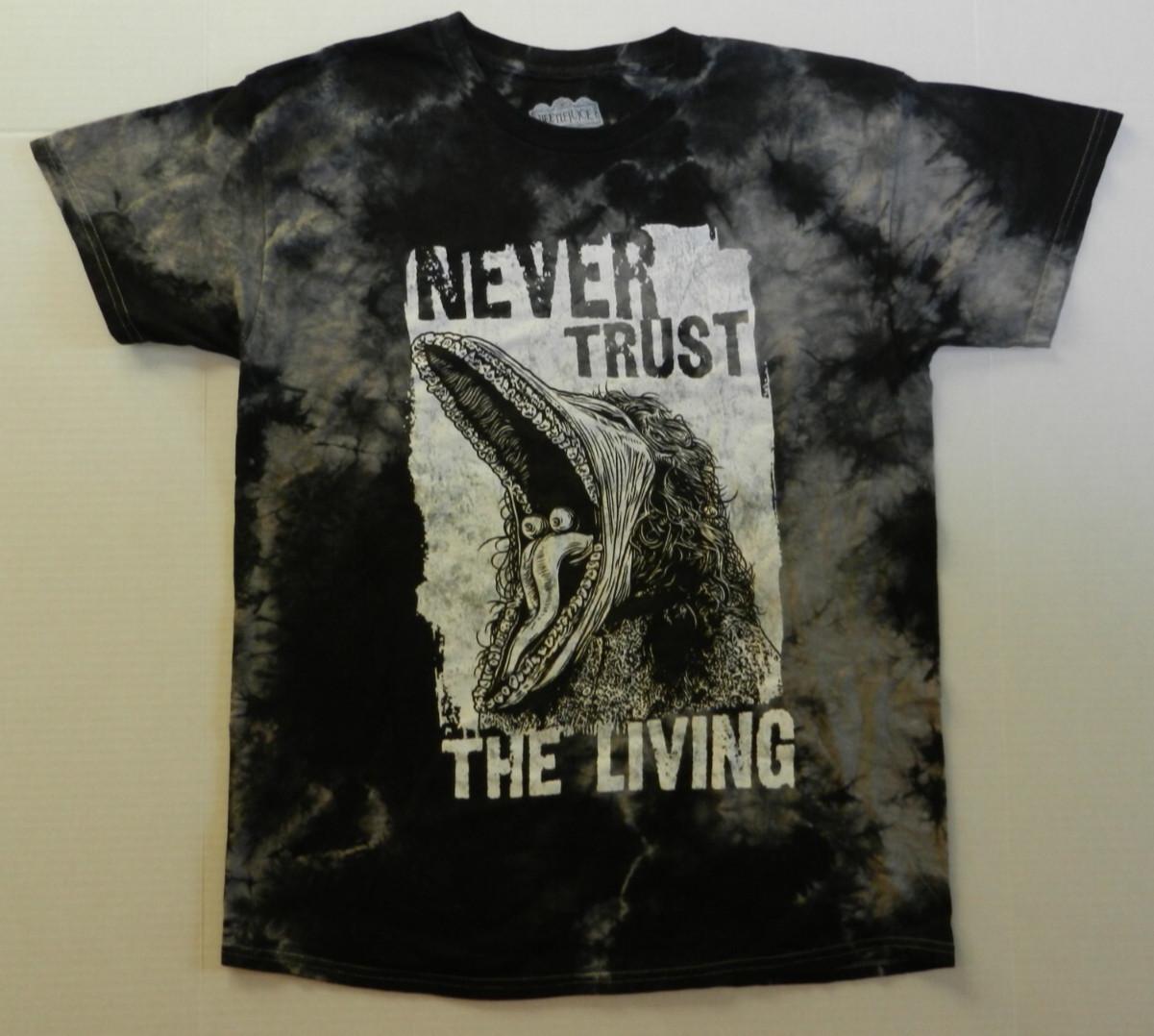 BEETLEJUICE Never Trust The Living T-shirt New L