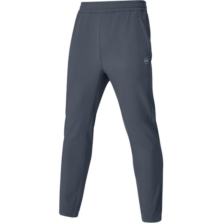 Skechers Warm Woven Solid Color Logo Straight Leg Casual Pants Men bottoms Odyssey-Gray P424M160-026R M