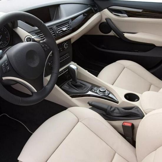 Inner Door Pull Handle Cover Black /Beige /Carbon Fiber Fit 2009-2015 BMW X1 E84