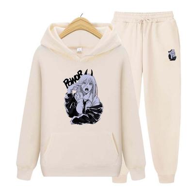 Women Men Hoodie Clothing Men Running Set Sportswear Jogger Men'S Tracksuit Winter Anime Print Suit Sports Fashion Tracksuit For
