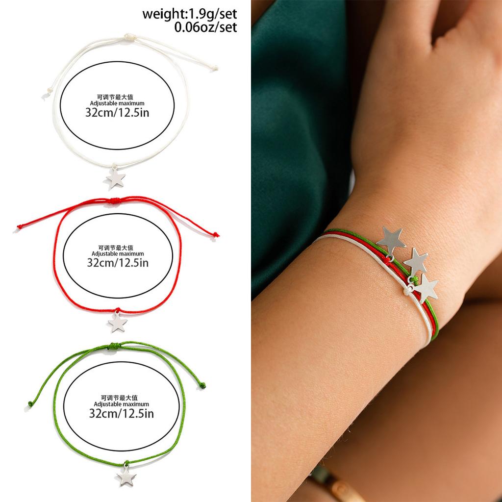 Conjunto-B JYL TS Pulseira de Natal - Traz Alegria e Abundância Nesta Época Festiva