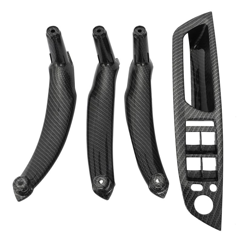 

Автомобильный подлокотник из углеродного волокна ABS, ручка левой и правой панели, накладка для BMW E70 E71 X5 X6 2007-2012 2013