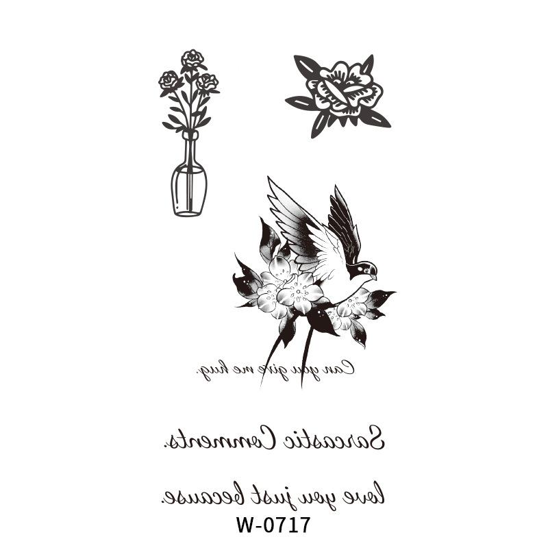 Cartoon Tattoo Sticker Disposable Tattoo Sticker Ins Waterproof Tattoo Sticker Tattoo