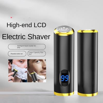 New High-end LCD Portable Mini Electric Razor Electric Shaver Travel Home Car USB Charging
