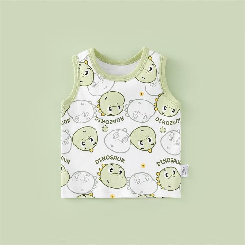 DUOXILUK Kids Summer Pure Cotton Sleeveless Vest 120