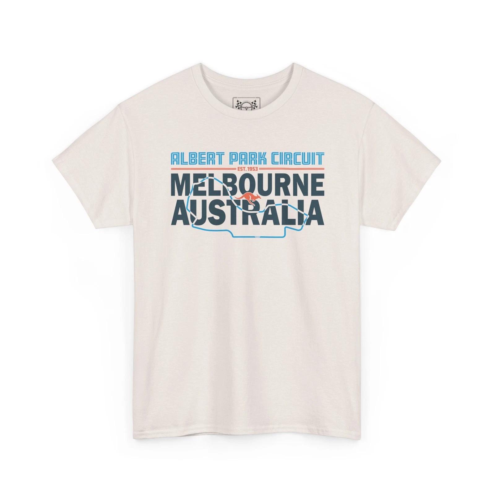

Formula Racing T-Shirt - Melbourne Albert Park Race Track Tee - Sports Car Gift L