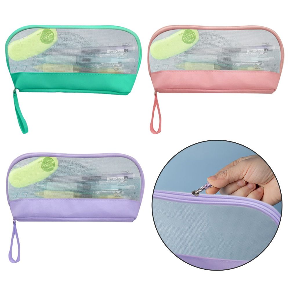 

Portable Creative Pencil Bag Multifunctional Pencil Case Transparent Pencil Case Cosmetic Bag