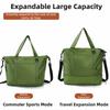 Lightweight Travel Duffel Bag Large Capacity Shoulder Bag Expandable Duffel Bag  Travel Use