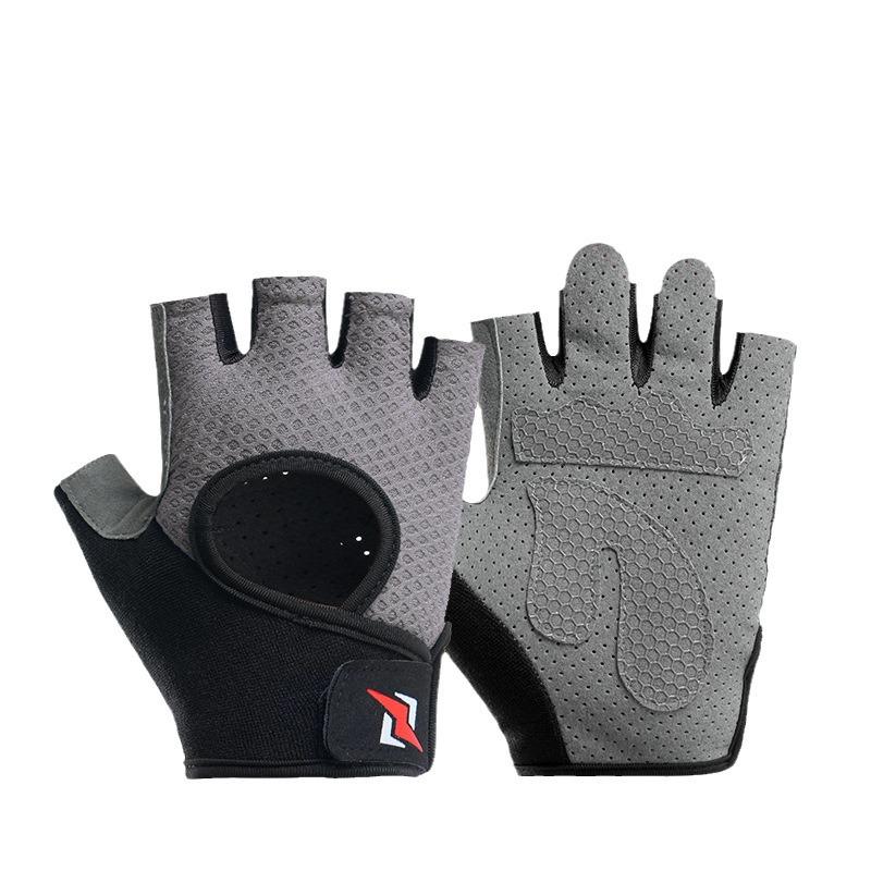 Unisex Breathable Non-slip Half-finger Fitness Gloves for Training, Pull-ups, Outdoor Sports, Cycling, and Driving