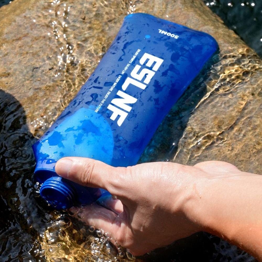 Leak-Proof Running Water Bottle 500ml Sport Water Bottle Collapsible Water Bottles  Cycling