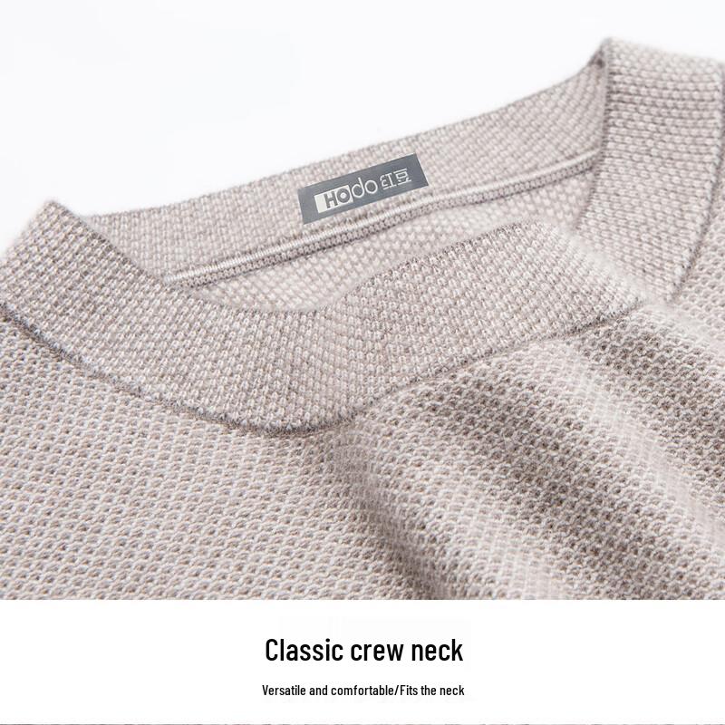 Hodo Men's 33% Cashmere Blend Crew Neck Sweater