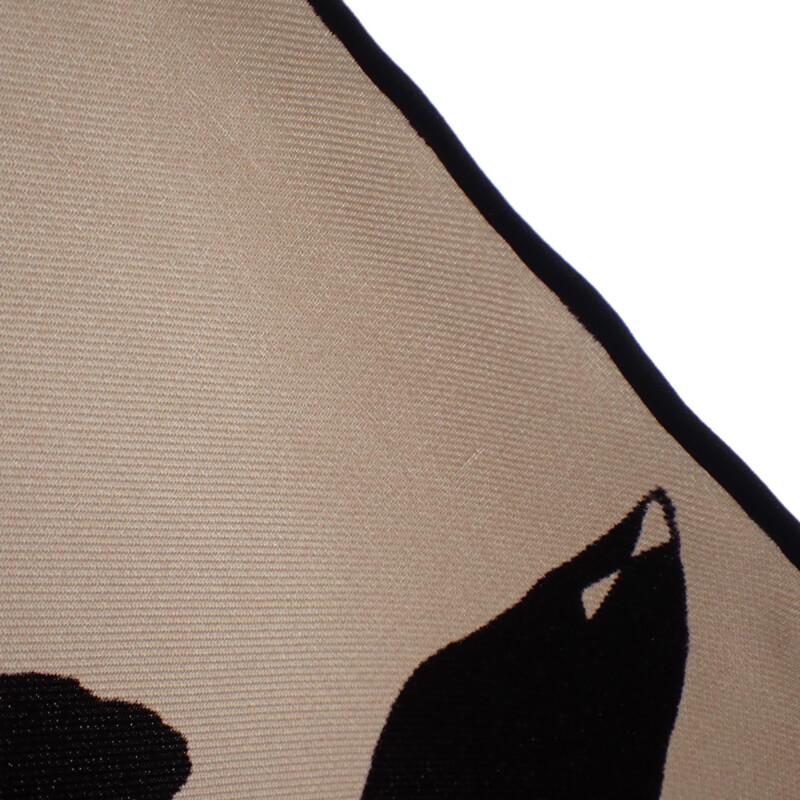 PRADA  1FF004 scarf Quartz/Beige pink silk Women