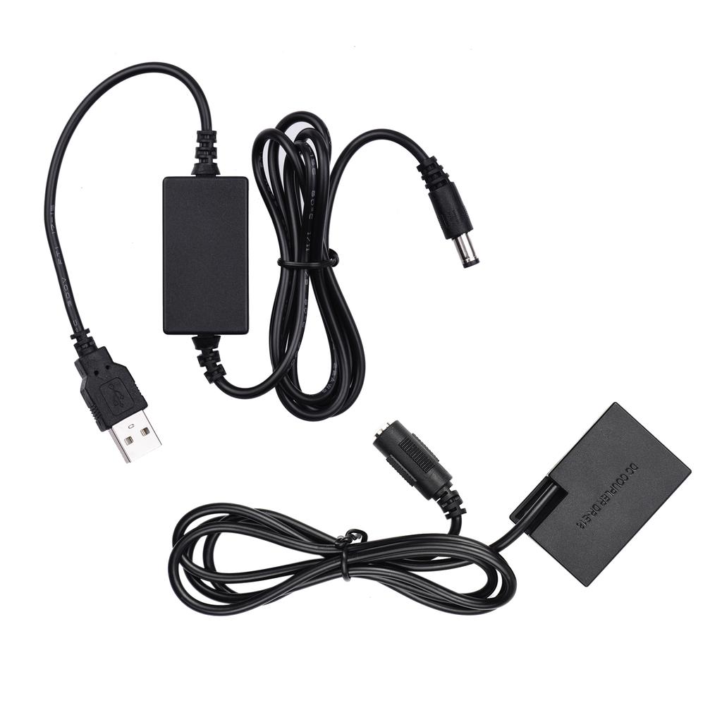 Andoer DR-E18 USB napájecí sada DC spojka slepá baterie Výměna baterie LP-E18 za USB DC