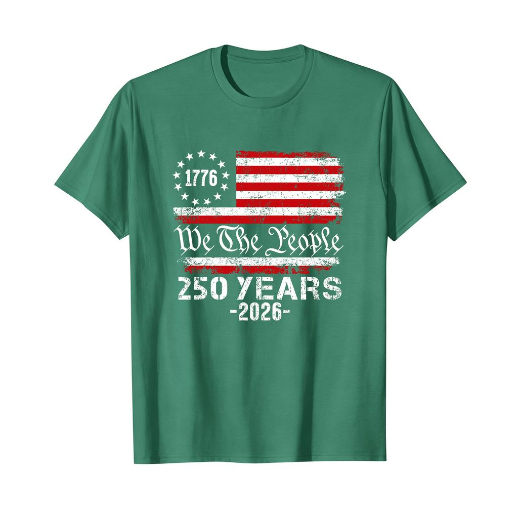 Men's Printed Round Neck T-Shirt Casual Sports Short-Sleeve Top