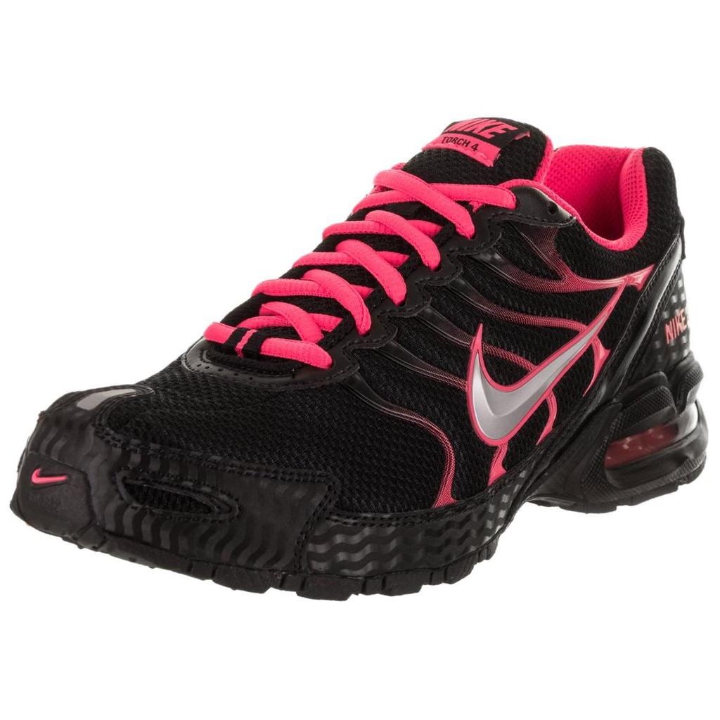 Nike Air Max Torch 4 Black Rose Gold Women Sneakers Metallic-Silver 343851-006