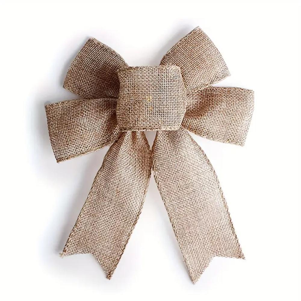 

3 шт., Рождественский бант, Подвеска для украшения двери, Украшение для рождественской елки, Бант Other