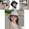 Childrens Summer Ice Silk Fisher Hat With Wide Brim Sun Protection For Outdoor Play