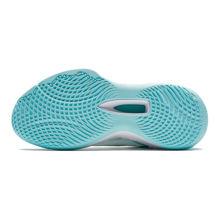 Anta Kids KT Comfortable Non-Slip Shock Absorbing Durable Low-Top Basketball Shoes Kids Sneaker White Green A312421107-1