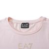 Emporio Armani EA7 SS24 Solid Logo Print Round Neck Short Sleeve Dress Women dresses Light-Pink 3DTA52-TJDQZ-1422
