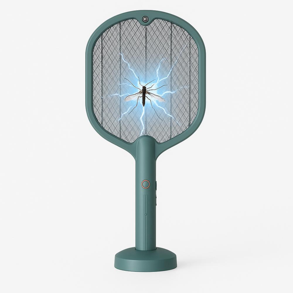 UV Light Mosquito Killer Lamp Foldable Physical Mosquito Trap Racket Fly Bug Zapper  Household