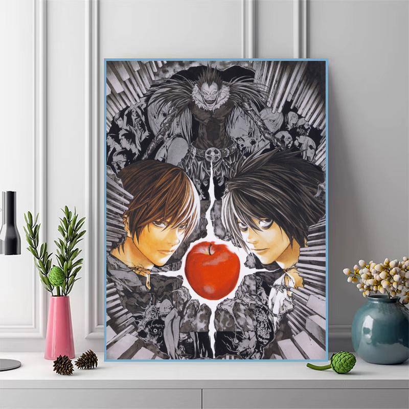 Death Note 100% Round Full Drill 5D DIY Diamond Painting Embroidery Cross Stitch Rhinestone Décor