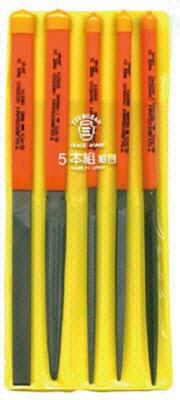 Tsubosan File Set Fine ST00503 (5 Pieces), Grit,