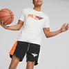 Puma Letter Logo Print LaMelo Ball Basketball Sports Casual Short Sleeve T-Shirt Men Tops White 621714-01