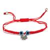 Blauwe Boze Oog Armbanden Armband Goede Geluk Rode Draad Gevlochten Verstelbare Bedel Armband Voor Koppel Vrouwen Geliefde Dame Cadeau