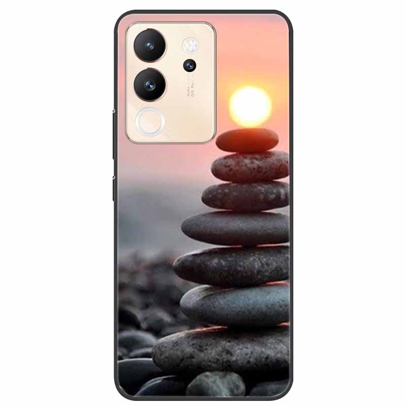 For Vivo V30 Lite Case 6.67'' Silicone Painted Soft TPU Protective Cover for Vivo V 30 Lite 5G Phone Cases V30Lite V2314 Cartoon