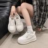 Little white shoes women's shoes 2025 new thick-soled height increase leisure sports niche explosion versatile muffin and single shoes
