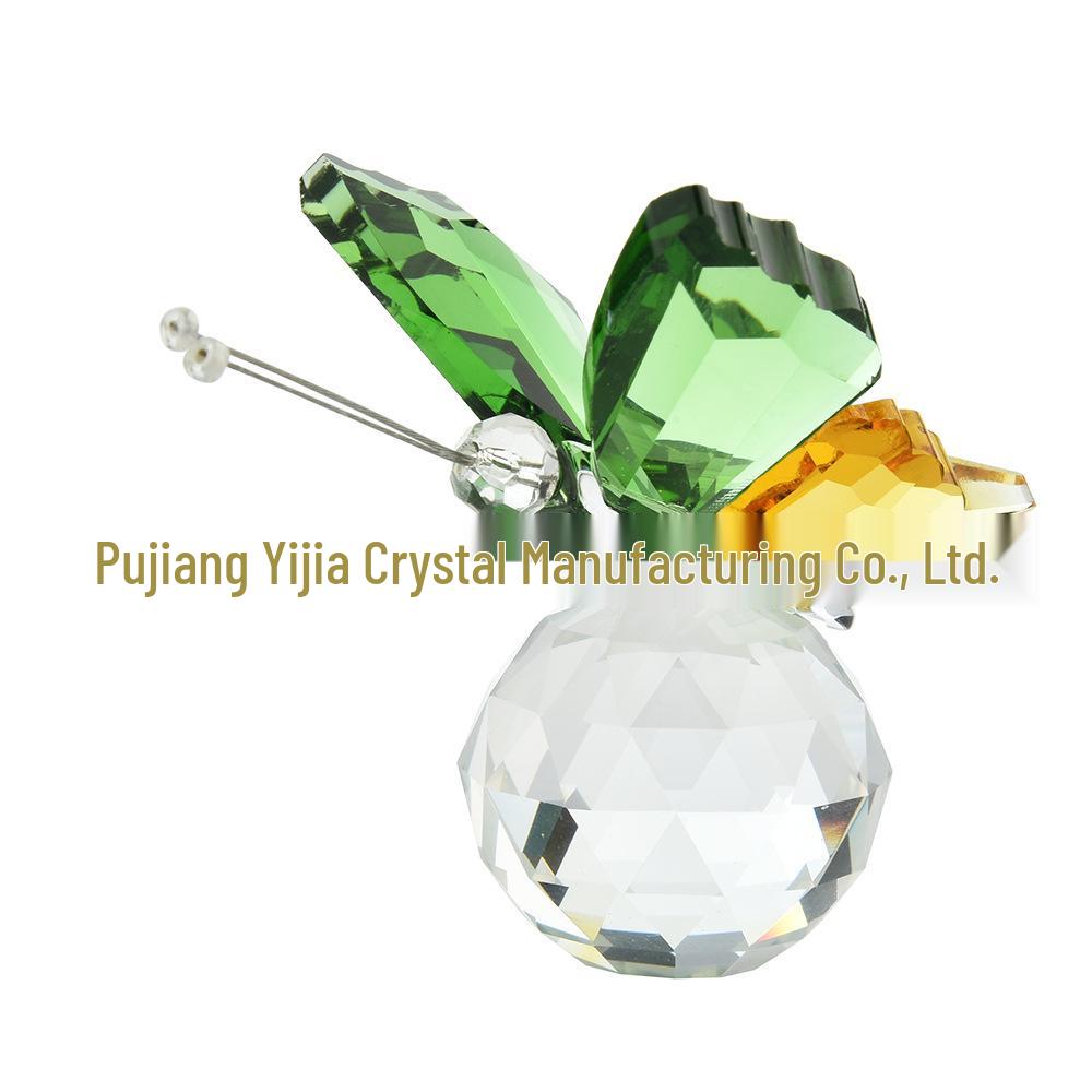3D Crystal Butterfly Ornament for Home Decor