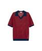 TOMMY HILFIGER [Tommy Hilfiger Women] Pointel V-Neck Collar Sweater (T22G6Kto030Wt20X6)