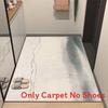 Modern Entryway Minimalist Doormat With Polyester Fiber For Home Decor Entrance