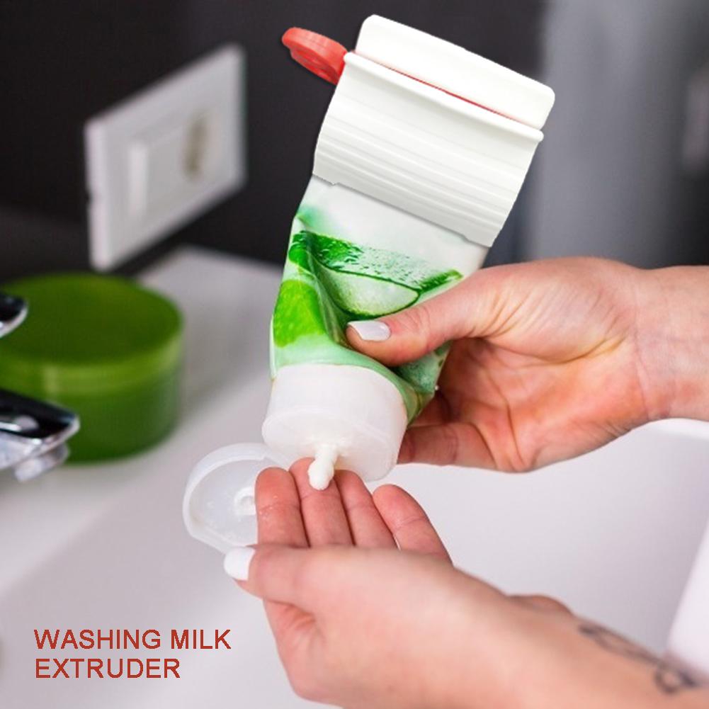 Portable Toothpaste Dispenser Squeezer Multifunctional Rolling Toothpaste Squeezer Manual Press Tools for Hair Dye Cosmetics