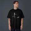 Skeleton Running Dog T-Shirt, Funny Halloween Gothic Tee,Spooky Season