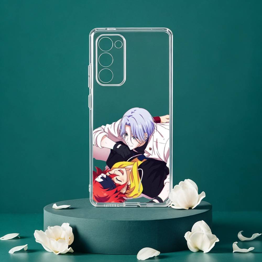 

SK8 The Infinity Langa Reki Phone Case For Samsung Galaxy S24 S25 S23 S22 S21 Plus S24 S25 Transparent Cover Case Samsung S10plus
