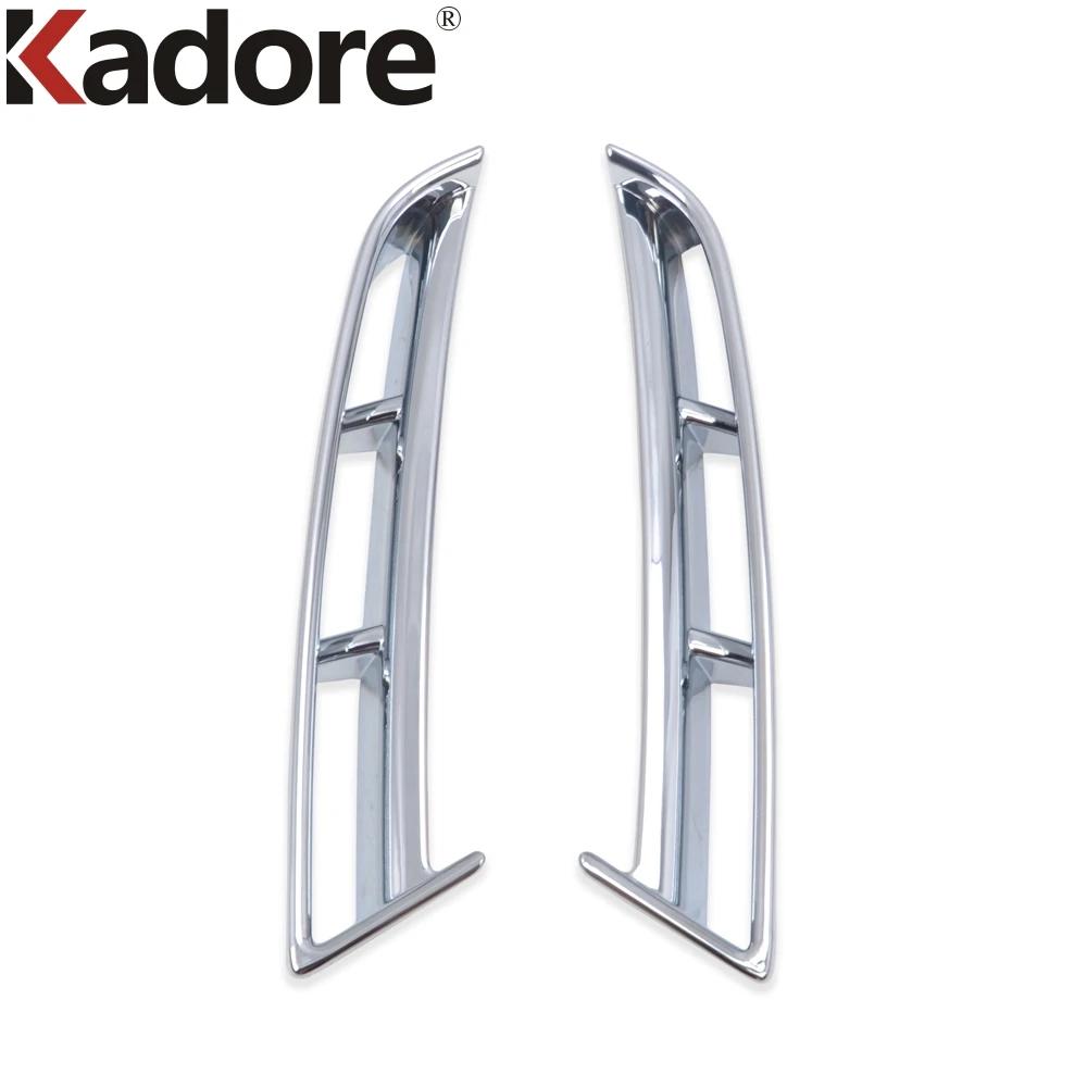 Car Front Fog Light Lamp Eyebrow Cover Trim For Hyundai Tucson NX4 - 2024 Carbon Fiber Foglight Eyelid Strip Accessories