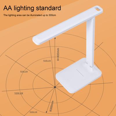 3 Modes Dimmable Touch Control Folding Desk Lamp USB Rechargeable Battery Powered LED Reading Light Home Decor