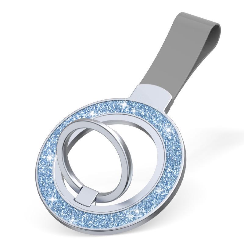 Glitter Double-Sided Magnetic 360° Rotating Holder Ring: Universal & Multi-functional for Men and Women.