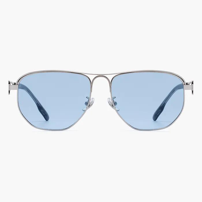 Stainless Steel VEIL Sunglasses BLUE