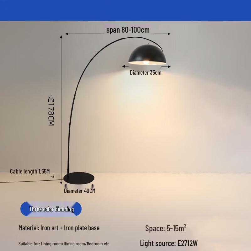 Nordic Minimalist Creative Fishing Floor Lamp