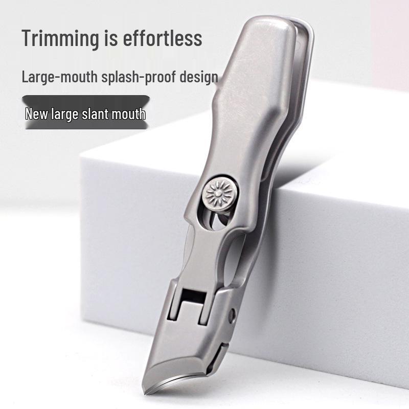 

German Stainless Steel Slant-Mouth Nail Clippers & Scissors Set