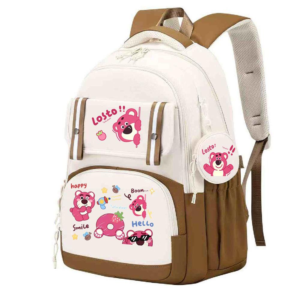 Cute Children's School Bag Lightweight Ridge Protection Elementary School Students Grades 3-6 Junior High School Students Burden Reduction Backpack